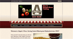 Desktop Screenshot of angelos-pizza.net